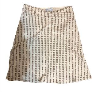 Worth Women’s Chain Print Cream A-line Skirt